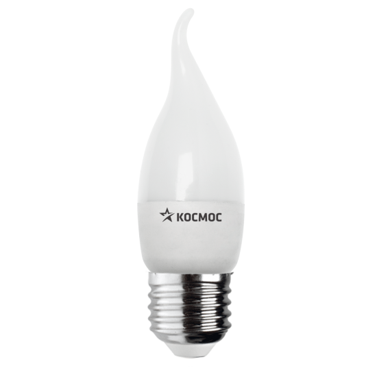 Лампа Космос LED 8.5Вт Свеча на ветру Е27 3000К (Lksm_LED8.5wCWE2730)